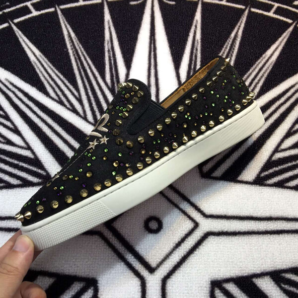 16AW クリスチャン ルブタンコピー スリッポン Christian Louboutin ☆Boat Flat Python Clark 3150443B003